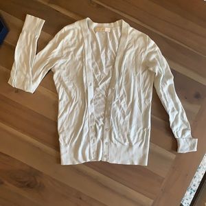 Loft XS light blue cardigan